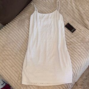 🆕 White Eyelet Dress - Size Medium